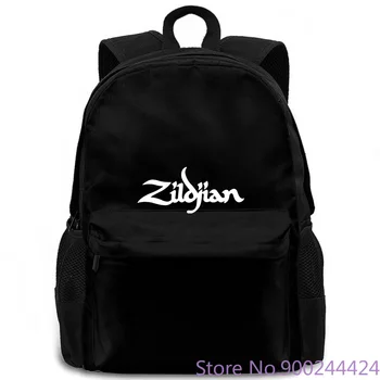 Zildjian Logotipas Derliaus Retno DERLIAUS moterų, vyrų kuprinė nešiojamas kelionės mokykla suaugusiųjų studentas