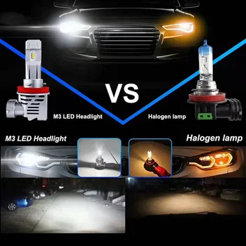 ZK30 LED Automobilių Žibintai 110W/Pora 15000LM LED HB4 HB3 H8, H11 H7 H4 LED Automobilio/Motociklo priekinių Žibintų Lemputes Hi/Lo, 6000K 12V 24V LED H4