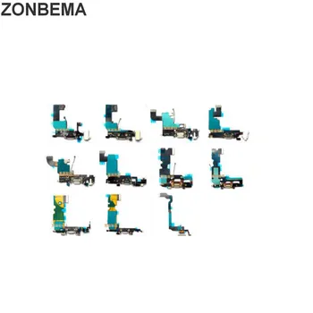 ZONBEMA 50pcs Įkrovimo lizdas Flex Cable for iPhone 