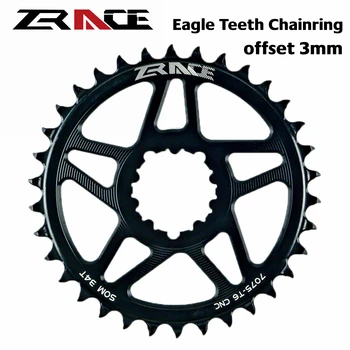ZRACE 10s 11s 12s Chainrings, Erelis dantų 7075AL CNC, kompensuoti 3mm, MTB Chainwheels, už SRAM Direct Mount Suku, suderinama Erelis