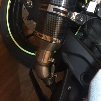 ZSDTRP Motociklo Išmetimo Vidurinis Vamzdis, Skirtas Yamaha YZF R25 R30 R3-2016 Be Išmetamųjų