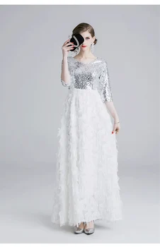 ZUOMAN Moterų Elegantiškas China Suknelė Festa Moteris Aukštos Kokybės Baltas Vestuves Skraiste Femme Dizaineris Ilgas, Maxi Akių Vestidos