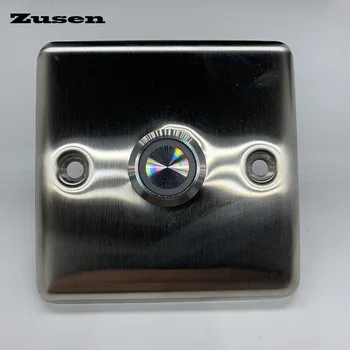 Zusen 22mm durų šviesų jungiklis Durų bell mygtukas jungiklis su LED šviesa