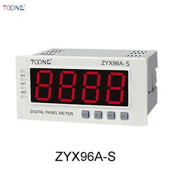 ZYX96A-S keitiklio siųstuvas, jutiklis, skaitmeninis displėjus, 4-20MA, 0-10V įvestis