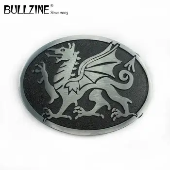 Į Bullzine didmeninė Dragon diržo sagtis su juoda danga apdaila FP-03526 tinka 4cm pločio diržas