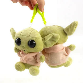 Į Star Wars Mandalorian Kūdikių Yoda Pliušinis Lėlės Master Yoda Pliušinis Žaislas, Lėlė Pakabukas Mielas Yoda Kūdikių Grogu Anime Pliušinis Lėlės, Žaislai