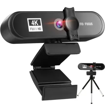 Į Stcok 2K 4K Konferencija PC Kamera su automatinio Fokusavimo funkcija USB Web Kamera Nešiojamojo kompiuterio Darbalaukyje Biure Susitikimą Namuose Su Mic 1080P HD Web Cam