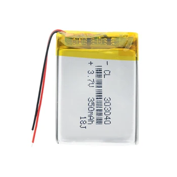 Įkrovimo 3.7 V 350mAh Li-ion Baterija 303040 Ličio Polimero Baterija, Li-Po ličio jonų Lipo ląstelių MP3, MP4, GPS Medicinos Prietaisas