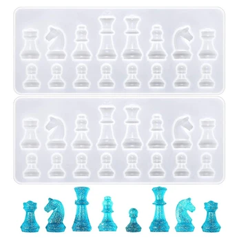 Šachmatų Lenta Silikono Formų Rinkinys 