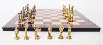 Šachmatų Nustatyti viduramžių Riteris Mūšio Tema Šachmatų Queen ' s Gambit Žvalgybos Žaidimas Prabangos Temą Šachmatų Romos Imperijos 20x20 cm