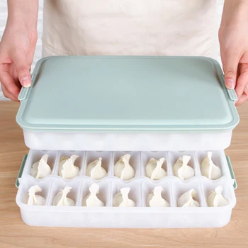 Šaldytuvas Maisto produktų Laikymo Dėžutė Virtuvės Reikmenys Organizatorius Fresh Box Koldūnai dėžutė Kiaušinių Laikiklis