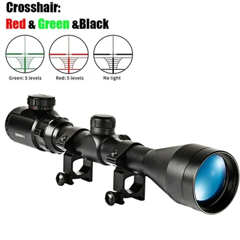 Šautuvas taikymo Sritis tolimatis tipo Medžioklės Monokliai Optika Regos Taktinis LED IR Vandeniui Naktinio Matymo Prietaisas Medžioklės Kamera, 3-9X40EG