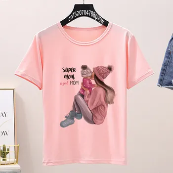 Šeimos Atitikimo Mam ir Man, Rožinė T-shirt Motina Dukra Marškinėlius Mama Ir Mane Marškinėliai Nustatyti Atostogų Marškinėliai Nustatyti Motinos Diena Lašas Laivas