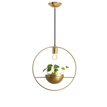 šiaurės puodą kultūros pakabukas lempa, šviestuvas, šiuolaikines aukso metalas žiedo kabo šviesos šviestuvas lamparas de techo colgante moderna deco