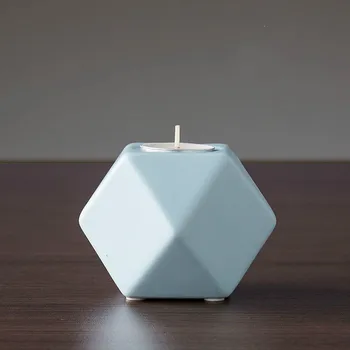 Šiaurės Šalių Keramikos Žvakidė Kūrybos Namų Dekoro Priedai Modernios Geometrinės Žvakė Klijuoti Laikiklį, Vestuvių, Gimtadienio
