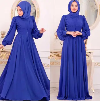 Šifono Abaja Dubajaus Musulmonų Suknelė, Hijab Turkijos Islamo Drabužių Eid Suknelės Abayas Moterų Apdaras Femme Musulman Kaftan Pavasario 2021