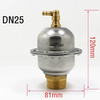 Šildymo automatinis išmetimo vožtuvas bleeder valve 304 nerūdijančio plieno išmetimo vožtuvas DN15-DN25