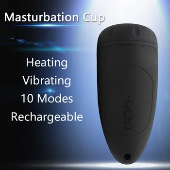 Šildymo Vibracija Vyrų Masturbator Taurės Vyrų Realus Makšties Nekilnojamojo Pūlingas Sekso Žaislai Žmogui Gėjų Suaugusiems, Erotiniai Sex Machine Shop