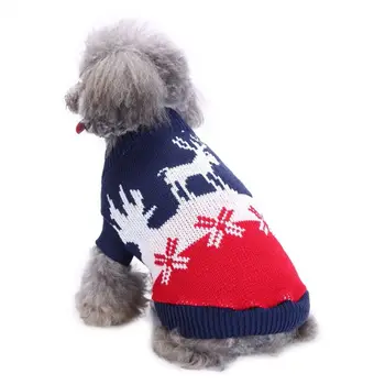 Šiltas Šunų apranga Žiemą Minkštos Medvilnės Megztinis Drabužiai Mažylis Paltai Maži Šunys Čihuahua Kalėdų pet kostiumas