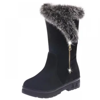 Šilti sniego batai moterims 2020 naujas storio viduryje, vamzdelis, batai, neslidžia moteriški batai žiemos aukšto viršų mados atsitiktinis moterų batai platformos