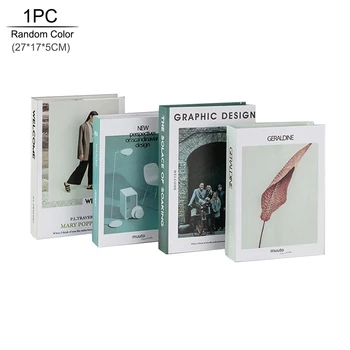 Šiuolaikinės Dekoratyvinės Knyga Šiuolaikinės Knygos Apdailos Knygą Lauke Netikrą Užsisakyti Mados Namų Dovanų Dėžutėje Stilingas Openable Namų Puošybai Knyga