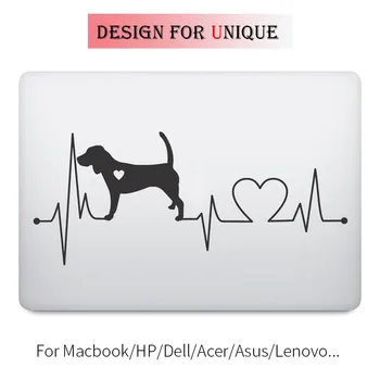 Šunų Širdies Nešiojamas Lipdukas Lipdukas Apple Macbook Pro Lipdukas Oro 
