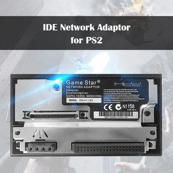 Žaidimų Konsolės Tinklo plokštė apsauga nuo dulkių Nešiojamų Balansinė Dekoro SATA Lizdas HDD Adapteris PS2 Playstation 2 SATA/IDE