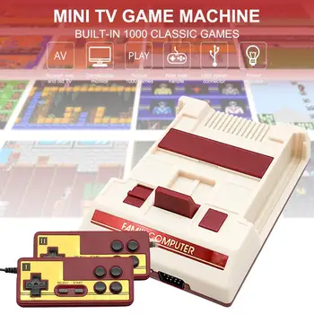 Žaidimų Valdiklis Classic Mini USB Įkrovimo Sąsają, Patvarus Žaidimų Konsolės Gamepad Built-in 1000 Klasikiniai Žaidimai, Žaidimų Mašina
