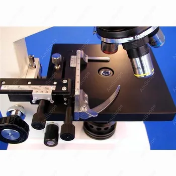 Žiūronų Biologinis Mikroskopas--AmScope Prekių 40X-1000X Žiūronų Biologinis Mikroskopas w/ Mech. Etapas B100-MS