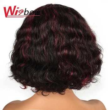 Žmogaus plaukai garbanoti bob perukai brazilijos giliai banga nėriniai perukas juoda moterų 150% žmogaus plaukų perukai t1b 30 pilka spalvingų nėrinių dalis perukas