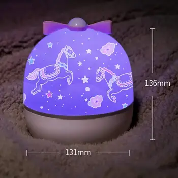 Žvaigždės Nakties Šviesos Projektorius Projekcija LED Lempos 360 Laipsnių Sukimosi 6 Projekcijos, Filmai Vaikams, Miegamojo Namų Šaliai Dekoro