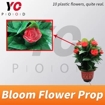 Žydi gėlių prop kambarys pabėgti žaidimas naudokite metalinį daiktą, palieskite jutiklio suveikimo gėlė žydi iš atrakinti tiekėjas YOPOOD