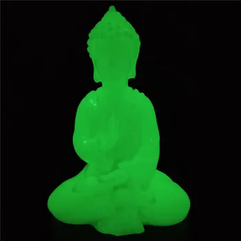 Žėrintis Meditacija Budos Statula Cheminių Jade Akmuo, Papuošalas Tailando Budos Skulptūra Figūrėlės Šviesos Namuose, Sodo Puošmena