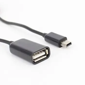 Мини USB 5P штекер OTG USB автомобильный адаптер кабель для передачи данных для видео камеры аудио планшет