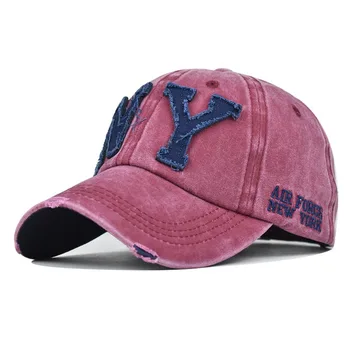 шапка Beisbolo kepuraitę Snapback Skrybėlę NY laišką Bžūp Hip-Hop Įrengtas Bžūp Kepurės Vyrams, Moterims, Šlifavimo Spalvotų кепка